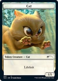 Cat (027) // Cat (028) Double-sided Token - Secret Lair Drop Series - Magic: The Gathering card