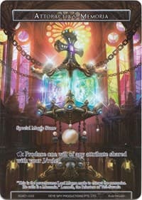 Attoractia's Memoria (Full Art) - Alice Origin Starter Deck - Force of Will card