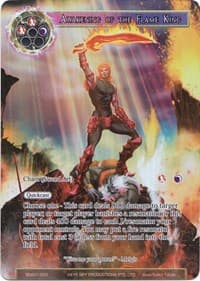 Awakening of the Flame King (Full Art) - Alice Origin Starter Deck - Force of Will card