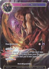Bloody Break (Full Art) - Alice Origin Starter Deck - Force of Will card