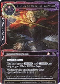 Cu Chulainn, the Hero in a Fare Land (Stranger) (Full Art) - Alice Origin Starter Deck - Force of Will card