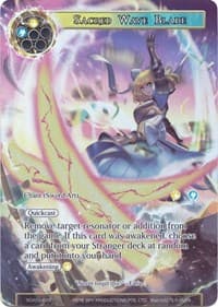 Sacred Wave Blade (Full Art) - Alice Origin Starter Deck - Force of Will card