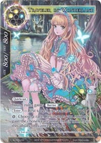 Traveler in Wonderland (Full Art) - Alice Origin Starter Deck - Force of Will card