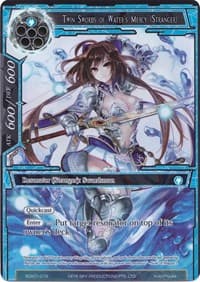 Twin Swords of Water's Mercy (Stranger) (Full Art) - Alice Origin Starter Deck - Force of Will card