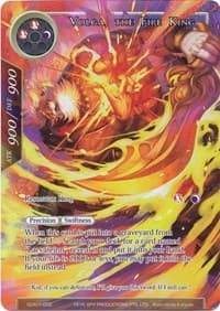 Volga, the Fire King (Full Art) - Alice Origin Starter Deck - Force of Will card