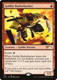 Goblin Bushwhacker - Secret Lair Drop Series - Magic: The Gathering card
