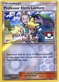 Professor Elm's Lecture - 188a/214 (League Challenge) [3rd Place] - League & Championship Cards - Pokemon card