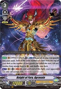 Knight of Fury, Agravain - V-EB10: The Mysterious Fortune - Cardfight Vanguard card