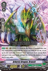 Arboros Dragon, Branch - V-EB10: The Mysterious Fortune - Cardfight Vanguard card