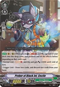 Prober of Black Jet, Cecile - V-EB10: The Mysterious Fortune - Cardfight Vanguard card