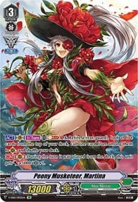 Peony Musketeer, Martina (SP) - V-EB10: The Mysterious Fortune - Cardfight Vanguard card