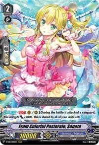 From Colorful Pastorale, Sonata - V-EB11: Crystal Melody - Cardfight Vanguard card