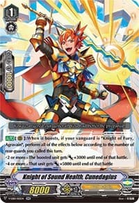 Knight of Sound Health, Cunedagius - V-EB10: The Mysterious Fortune - Cardfight Vanguard card