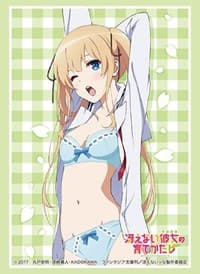 Bushiroad Sleeve Collection HG Vol.2188: Saekano: How to Raise a Boring Girlfriend Flat - Eriri Spencer Sawamura (60-Pack) - Bushiroad Card Sleeves - Card Sleeves card