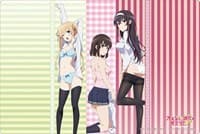 Bushiroad Rubber Mat Collection Vol.447: Saekano: How to Raise a Boring Girlfriend Flat - Megumi, Eriri, & Utaha - Bushiroad Playmats - Playmats card