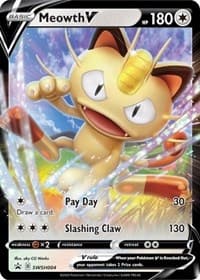 Meowth V - SWSH004 - SWSH: Sword & Shield Promo Cards - Pokemon card