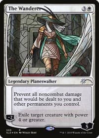 The Wanderer (Stained Glass) - Secret Lair Drop Series - Magic: The Gathering card