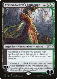 Vraska, Swarm's Eminence (Stained Glass) - Secret Lair Drop Series - Magic: The Gathering card