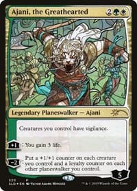 Ajani, the Greathearted (Stained Glass) - Secret Lair Drop Series - Magic: The Gathering card