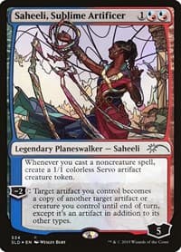 Saheeli, Sublime Artificer (Stained Glass) - Secret Lair Drop Series - Magic: The Gathering card