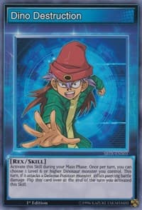 Dino Destruction - Speed Duel: Trials of the Kingdom - YuGiOh card