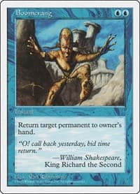 Boomerang - Fifth Edition - Magic: The Gathering card
