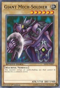Giant Mech-Soldier - Speed Duel: Trials of the Kingdom - YuGiOh card
