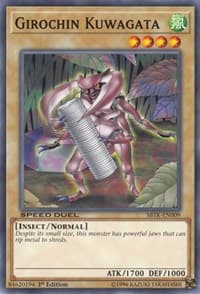 Girochin Kuwagata - Speed Duel: Trials of the Kingdom - YuGiOh card