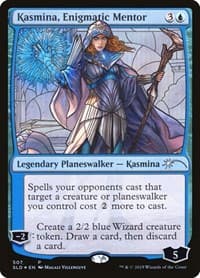 Kasmina, Enigmatic Mentor (Stained Glass) - Secret Lair Drop Series - Magic: The Gathering card