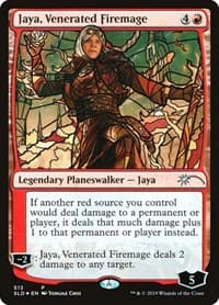 Jaya, Venerated Firemage (Stained Glass) - Secret Lair Drop Series - Magic: The Gathering card