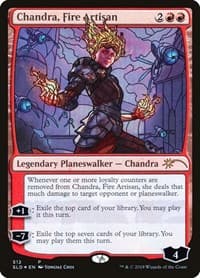 Chandra, Fire Artisan (Stained Glass) - Secret Lair Drop Series - Magic: The Gathering card