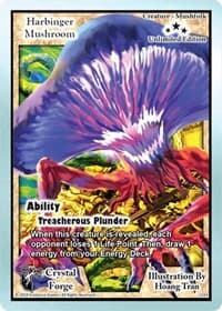 Harbinger Mushroom (Unlimited Edition) - Crystal Forge - Exodus TCG card