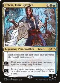 Teferi, Time Raveler (Stained Glass) - Secret Lair Drop Series - Magic: The Gathering card