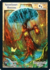 Sporeheart Shroom (Unlimited Edition) - Crystal Forge - Exodus TCG card