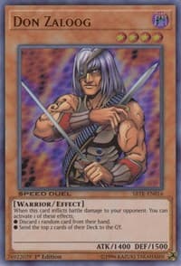 Don Zaloog - Speed Duel: Trials of the Kingdom - YuGiOh card