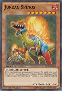 Jurrac Spinos - Speed Duel: Trials of the Kingdom - YuGiOh card