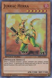 Jurrac Herra - Speed Duel: Trials of the Kingdom - YuGiOh card