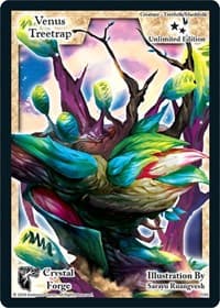 Venus Treetrap (Unlimited Edition) - Crystal Forge - Exodus TCG card