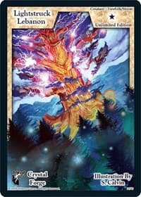 Lightstruck Lebanon (Unlimited Edition) - Crystal Forge - Exodus TCG card
