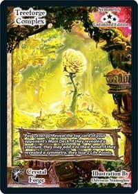 Treeforge Complex (Unlimited Edition) - Crystal Forge - Exodus TCG card