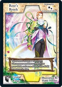 Rose's Reach (Unlimited Edition) - Crystal Forge - Exodus TCG card