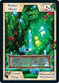Hidden Haven (Unlimited Edition) - Crystal Forge - Exodus TCG card