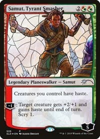 Samut, Tyrant Smasher (Stained Glass) - Secret Lair Drop Series - Magic: The Gathering card