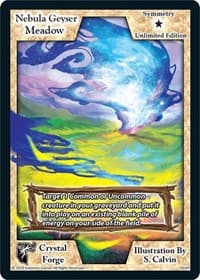 Nebula Geyser Meadow (Unlimited Edition) - Crystal Forge - Exodus TCG card