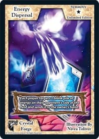 Energy Dispersal (Unlimited Edition) - Crystal Forge - Exodus TCG card