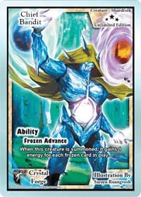 Chief Bandit (Unlimited Edition) - Crystal Forge - Exodus TCG card