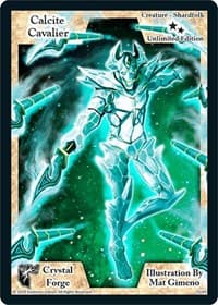 Calcite Cavalier (Unlimited Edition) - Crystal Forge - Exodus TCG card