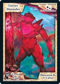 Garnet Marauder (Unlimited Edition) - Crystal Forge - Exodus TCG card