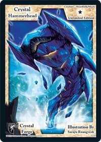 Crystal Hammerhead (Unlimited Edition) - Crystal Forge - Exodus TCG card