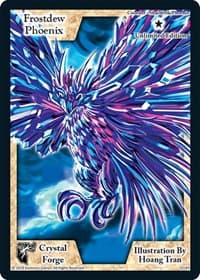 Frostdew Phoenix (Unlimited Edition) - Crystal Forge - Exodus TCG card